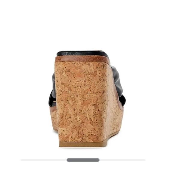 Time and Tru black wedges sz 6 - Picture 8 of 10